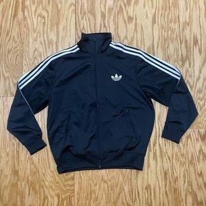 Black adidas zip up